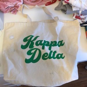 Kappa delta tote bag